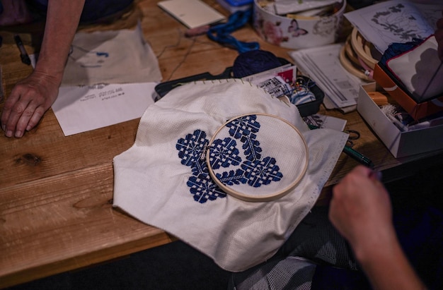 Corporate branded shirts embroidered